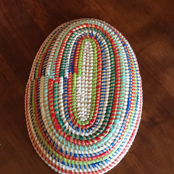Handmade basket multicolor/ multi-use - Picture 3 of 6